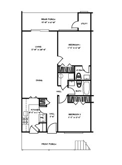Two Bedroom Floorplan